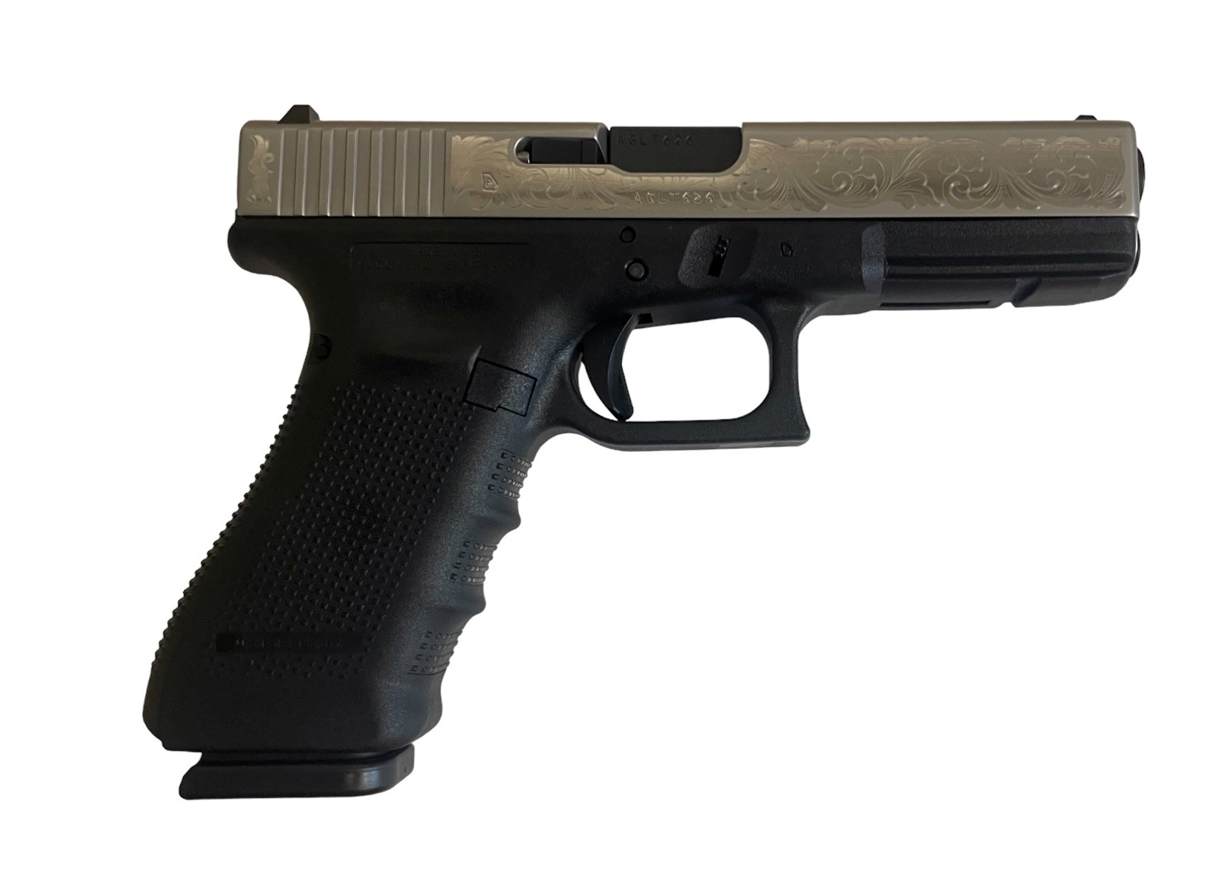 GLOCK 17 GEN4 STAINLESS SCROLL TALO 13209 - Taurus Savings